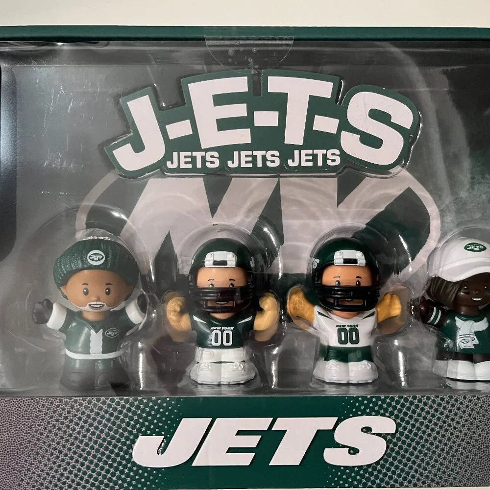 Little People Collector‎ Set - NFL JETS by Fisher Price   (kids/new)